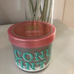 Coconut mint bath and body works whipped lotion